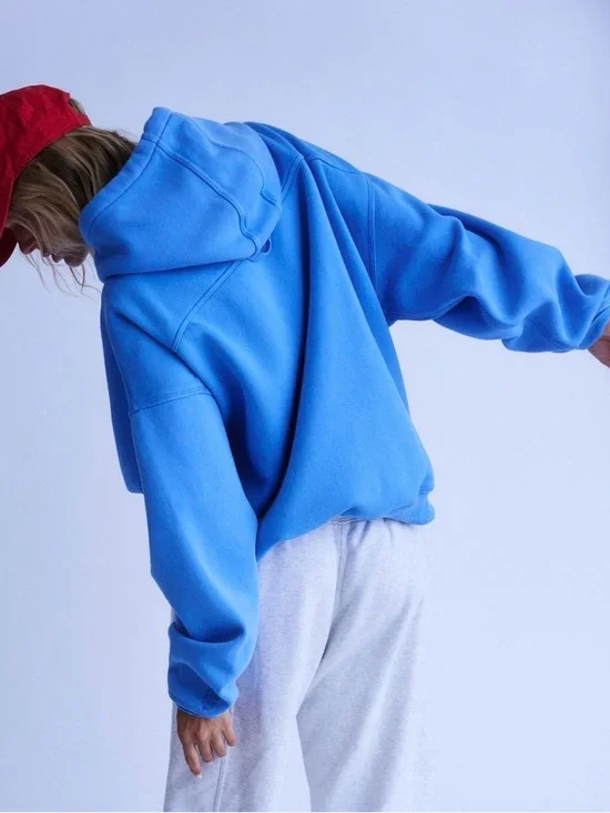 FP Movement Final Call Logo Hoodie in Riviera Blue, size Medium, NWT - Picture 2 of 11